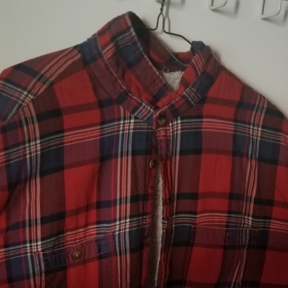 Super warm Flannel button up
